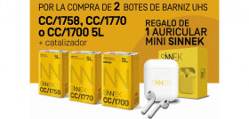 SINNEK Promocion barnices auriculares