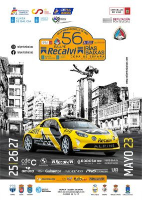 Cartel Rallye Recalvi Ru00edas Baixas 2