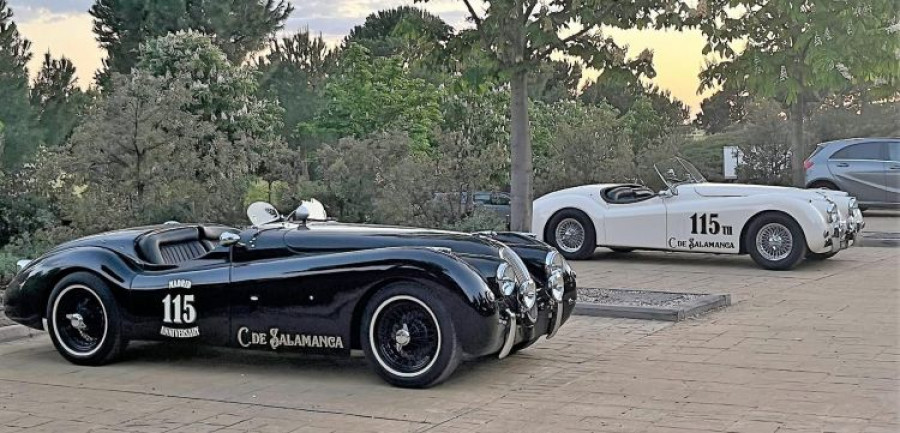 Jaguar XK120 y140 C de Salamanca