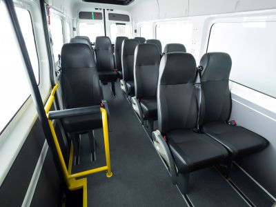 VW Crafter minibus Rehatrans interior 2