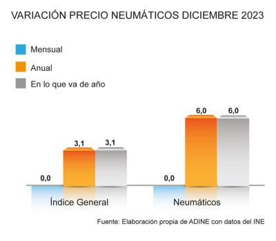 Adine precio neumaticos diciembre 2023 2