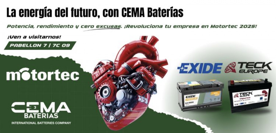Cema baterias motortec