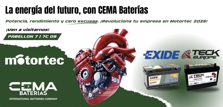 Cema baterias motortec