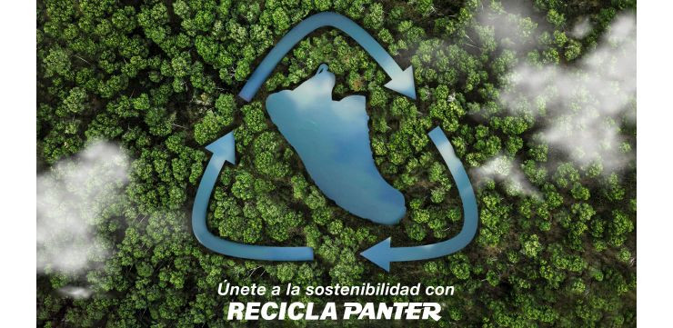 Recicla panter calzado