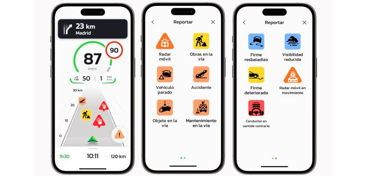 Coyote app modo avisos