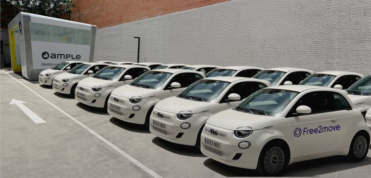 Ample Free2move carsharing madrid