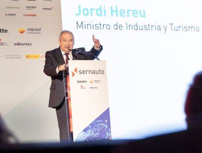 XII Encuentro Sernauto jordi hereu ministro industria