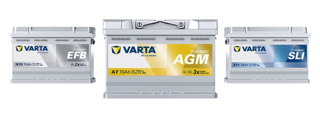 VARTA AUTOMOTIVE DYNAMIC AGM EFB SLI