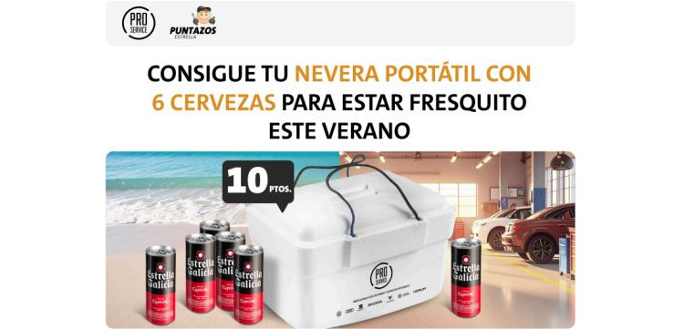 Pro service promocion nevera puntos estrella