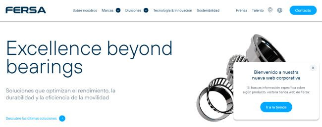 Fersa pagina web pantallazo 2