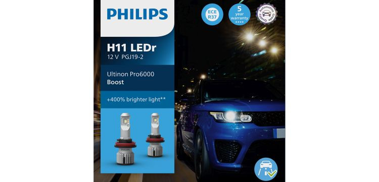 PHILIPS PACK LED U60 Boost H11