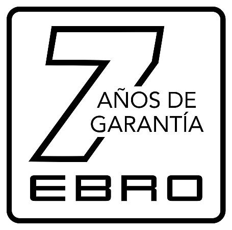 7 au00f1os de garantu00eda EBRO