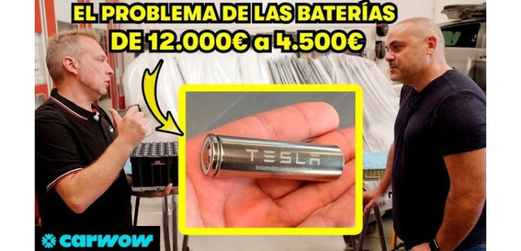 Carwow tesla baterias reparar