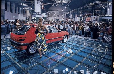 1993 salon automovil barcelona peugeot306