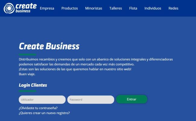 pagina web create