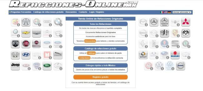 refacciones online